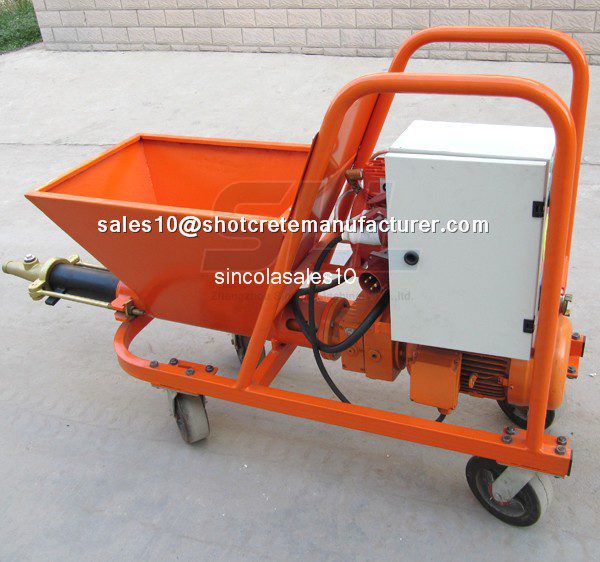 wet mix spraying machine